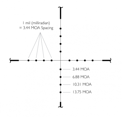 Оптический прицел Hawke Vantage 3-9x40 Mil-Dot (14121)