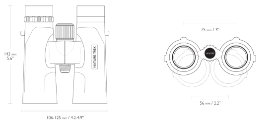 Бинокль Hawke Nature Trek 8x42 (Green) (35102)