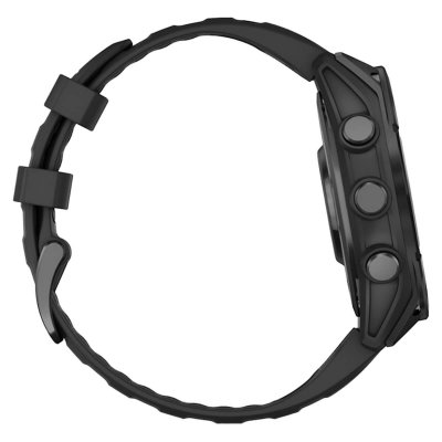 Часы Garmin Fenix 8 Slate Gray 47mm c черным ремешком