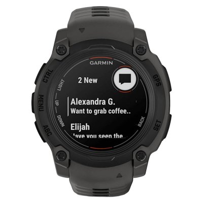 Часы Garmin Instinct E Black 40mm c угольно-черным ремешком